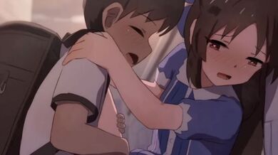 爱丽丝在放学回家的路上被班上的一个男生看到